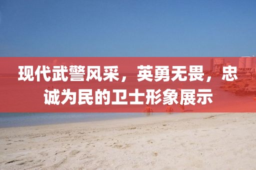 現(xiàn)代武警風(fēng)采，英勇無(wú)畏，忠誠(chéng)為民的衛(wèi)士形象展示