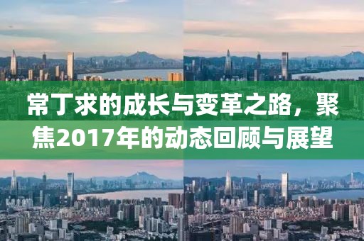 常丁求的成長與變革之路，聚焦2017年的動(dòng)態(tài)回顧與展望