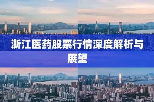 浙江醫(yī)藥股票行情深度解析與展望