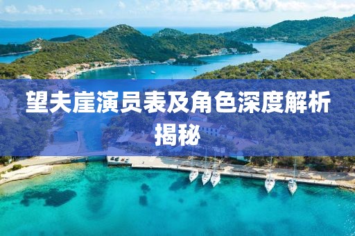 望夫崖演員表及角色深度解析揭秘
