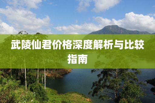 武陵仙君價格深度解析與比較指南