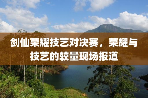 劍仙榮耀技藝對決賽，榮耀與技藝的較量現(xiàn)場報道