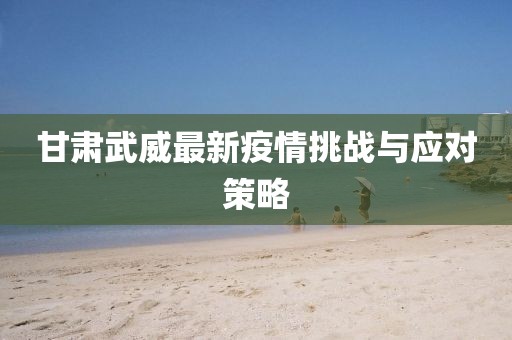 甘肅武威最新疫情挑戰(zhàn)與應(yīng)對(duì)策略