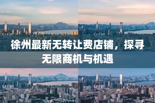 徐州最新無(wú)轉(zhuǎn)讓費(fèi)店鋪，探尋無(wú)限商機(jī)與機(jī)遇
