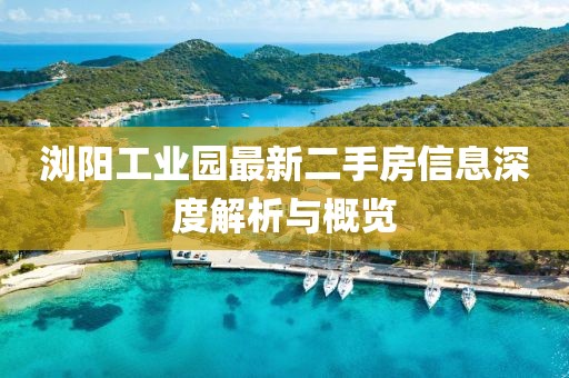 瀏陽工業(yè)園最新二手房信息深度解析與概覽