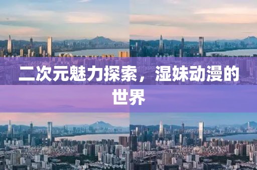 二次元魅力探索，濕妹動(dòng)漫的世界