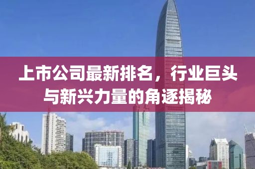 上市公司最新排名，行業(yè)巨頭與新興力量的角逐揭秘