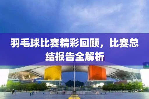 羽毛球比賽精彩回顧，比賽總結(jié)報(bào)告全解析