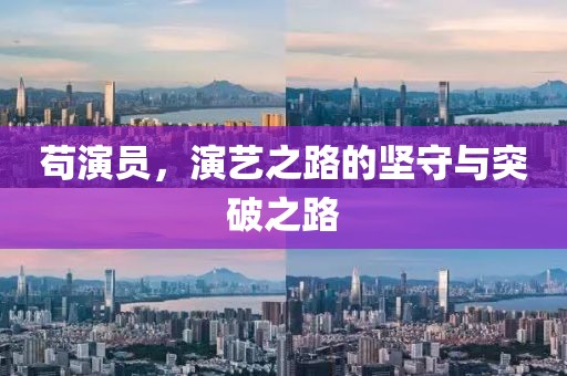 茍演員，演藝之路的堅(jiān)守與突破之路