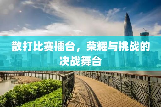 散打比賽擂臺(tái)，榮耀與挑戰(zhàn)的決戰(zhàn)舞臺(tái)