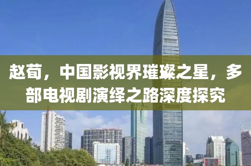趙荀，中國(guó)影視界璀璨之星，多部電視劇演繹之路深度探究