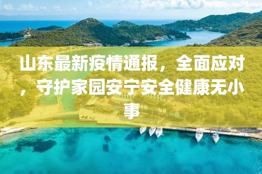 山東最新疫情通報，全面應對，守護家園安寧安全健康無小事