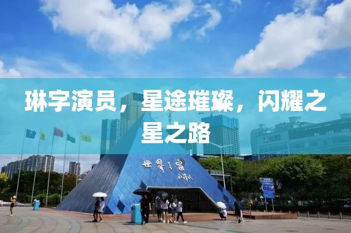 琳字演員，星途璀璨，閃耀之星之路
