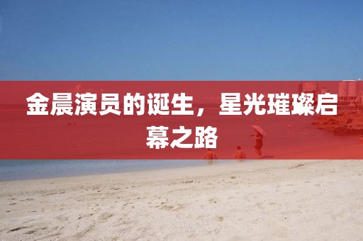 金晨演員的誕生，星光璀璨啟幕之路