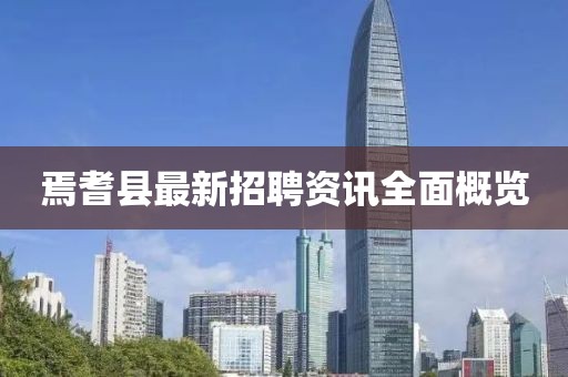 焉耆縣最新招聘資訊全面概覽