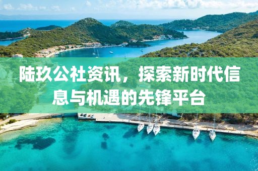 陸玖公社資訊，探索新時代信息與機遇的先鋒平臺