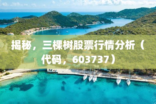 揭秘，三棵樹股票行情分析（代碼，603737）