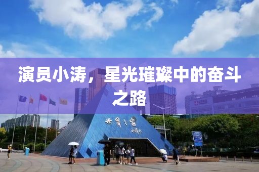 演員小濤，星光璀璨中的奮斗之路