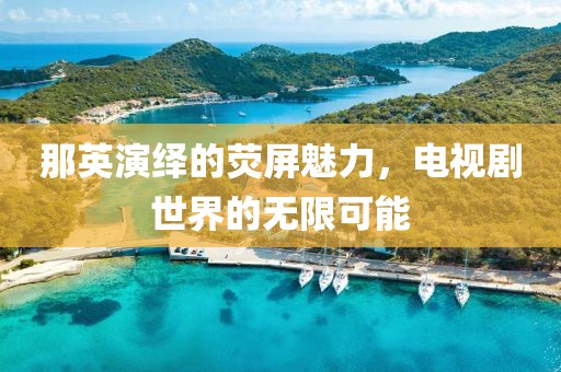 那英演繹的熒屏魅力，電視劇世界的無限可能