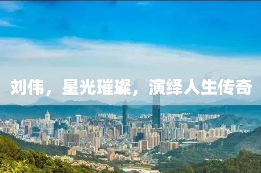 劉偉，星光璀璨，演繹人生傳奇