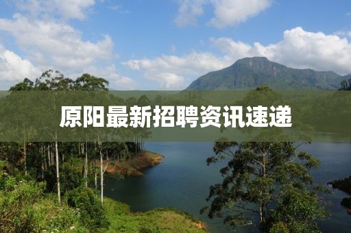 原陽最新招聘資訊速遞