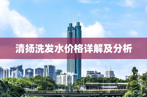 清揚(yáng)洗發(fā)水價(jià)格詳解及分析