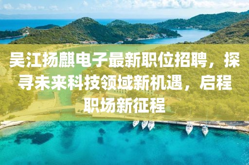 吳江揚(yáng)麒電子最新職位招聘，探尋未來科技領(lǐng)域新機(jī)遇，啟程職場新征程