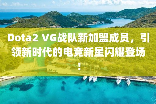 Dota2 VG戰(zhàn)隊新加盟成員，引領(lǐng)新時代的電競新星閃耀登場！