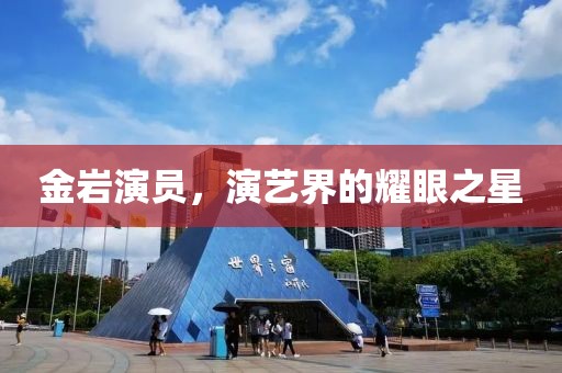 金巖演員，演藝界的耀眼之星