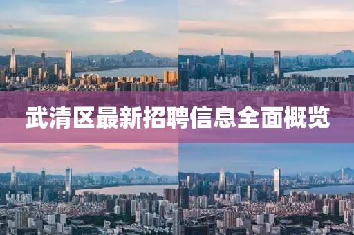 武清區(qū)最新招聘信息全面概覽