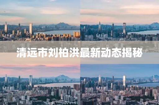 清遠市劉柏洪最新動態(tài)揭秘