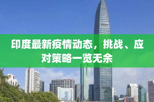 印度最新疫情動態(tài)，挑戰(zhàn)、應(yīng)對策略一覽無余