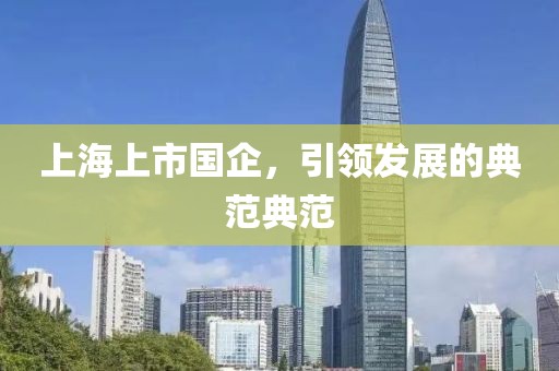 上海上市國企，引領(lǐng)發(fā)展的典范典范