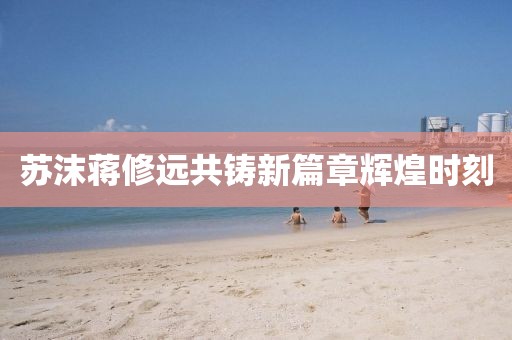 蘇沫蔣修遠(yuǎn)共鑄新篇章輝煌時(shí)刻