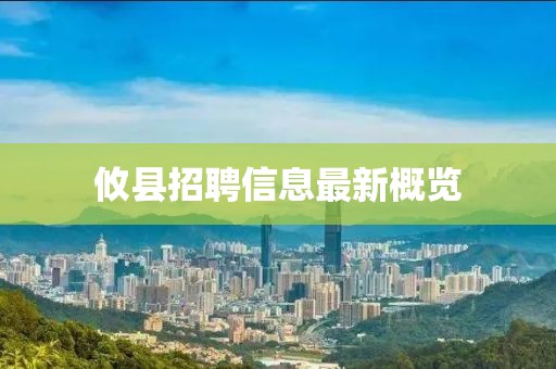 攸縣招聘信息最新概覽
