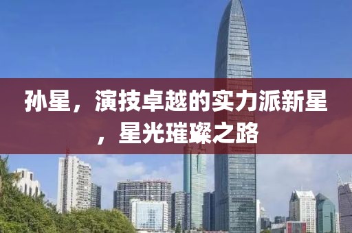 孫星，演技卓越的實(shí)力派新星，星光璀璨之路