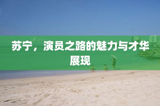 蘇寧，演員之路的魅力與才華展現(xiàn)