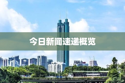 今日新聞速遞概覽