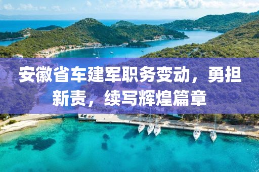 安徽省車建軍職務(wù)變動(dòng)，勇?lián)仑?zé)，續(xù)寫輝煌篇章