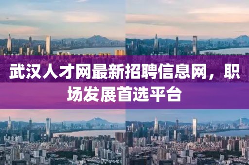 武漢人才網(wǎng)最新招聘信息網(wǎng)，職場發(fā)展首選平臺