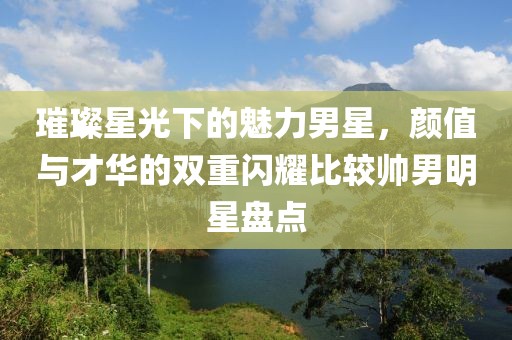 璀璨星光下的魅力男星，顏值與才華的雙重閃耀比較帥男明星盤點
