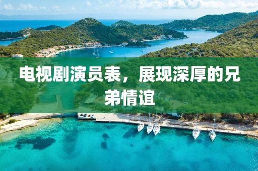 電視劇演員表，展現(xiàn)深厚的兄弟情誼