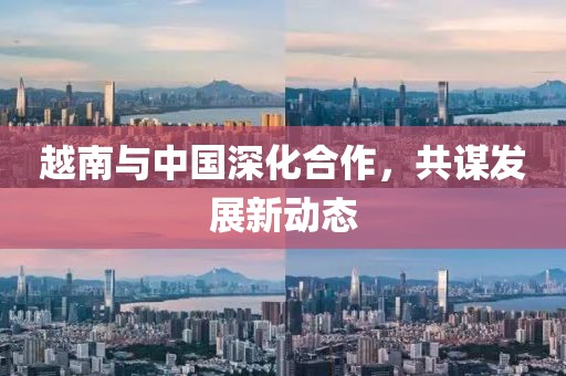 越南與中國(guó)深化合作，共謀發(fā)展新動(dòng)態(tài)