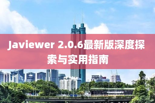 Javiewer 2.0.6最新版深度探索與實(shí)用指南