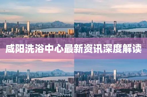 咸陽(yáng)洗浴中心最新資訊深度解讀