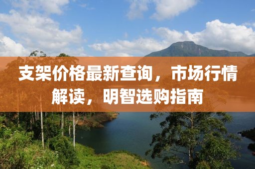支架價格最新查詢，市場行情解讀，明智選購指南
