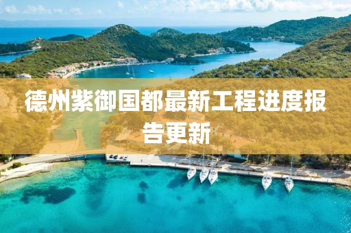 德州紫御國都最新工程進度報告更新