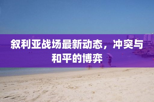 敘利亞戰(zhàn)場最新動態(tài)，沖突與和平的博弈