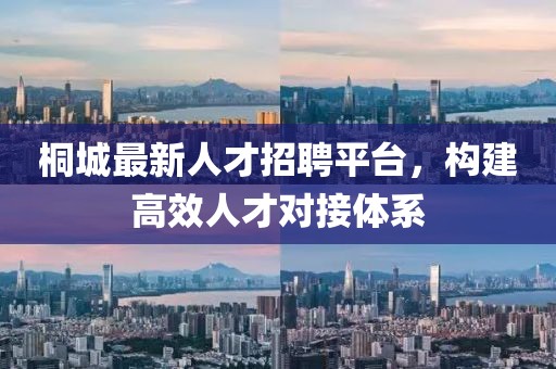 桐城最新人才招聘平臺(tái)，構(gòu)建高效人才對(duì)接體系