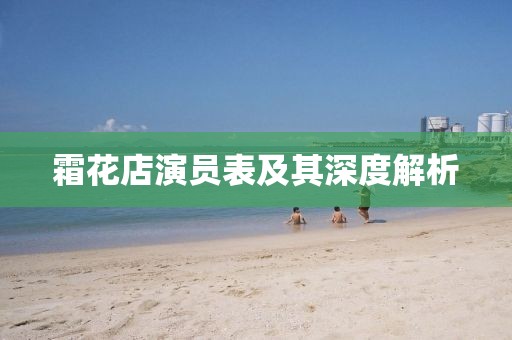 霜花店演員表及其深度解析
